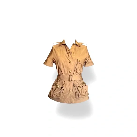 🌷𝐋𝐀𝐍𝐕𝐈𝐍 “Ete 2009” Collection utility jacket✵𝐫𝐚𝐫𝐞✵ - Picture 1 of 7